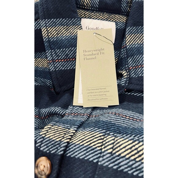 Men’s Goodfellow & Co. Heavyweight Flannel Shirt/Jacket ~ Size: XL ~ NWT - Picture 3 of 6